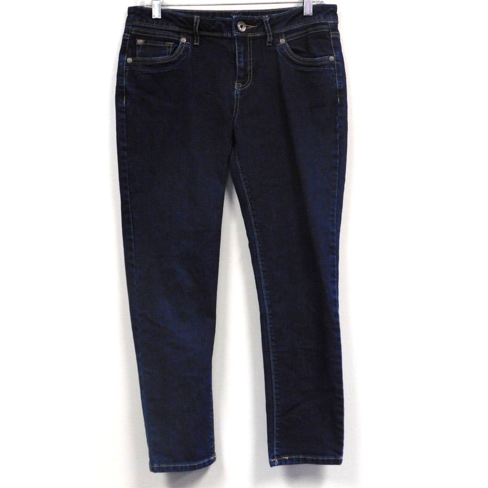 Simply Vera Vera Wang Skinny Ankle Denim Size 8 Dark Wash Blue Jeans